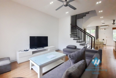 Adjacent four bedroom villas with backyard for rent in Vinhome Riverside Long Bien